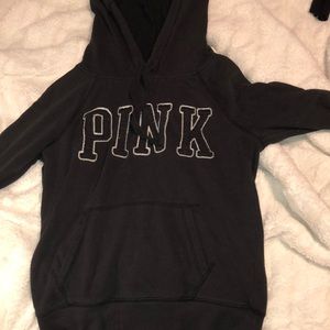 Black pink hoodie